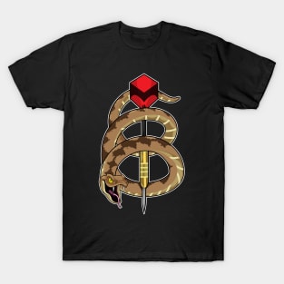 Snake at Darts with Dart T-Shirt